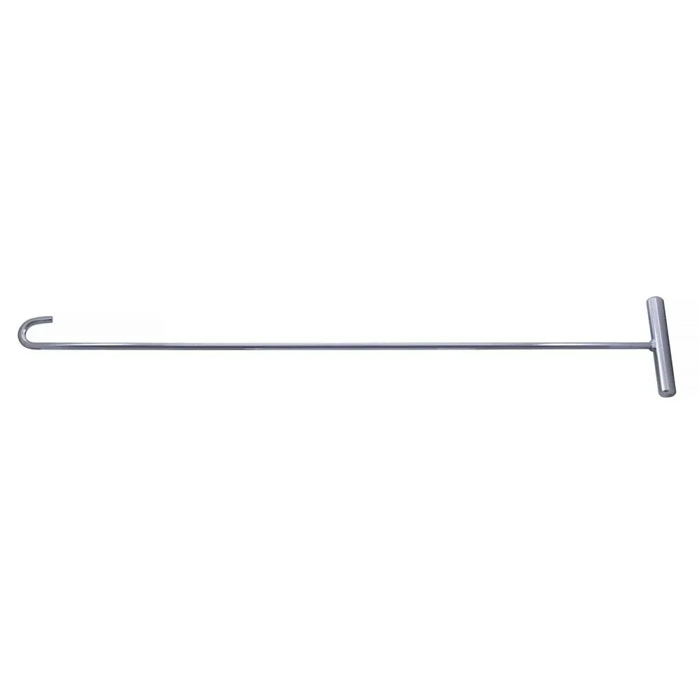 United Pacific 90010M10 31&#034; Chrome 5th Wheel Pin Puller J-Hook - Pack of 10