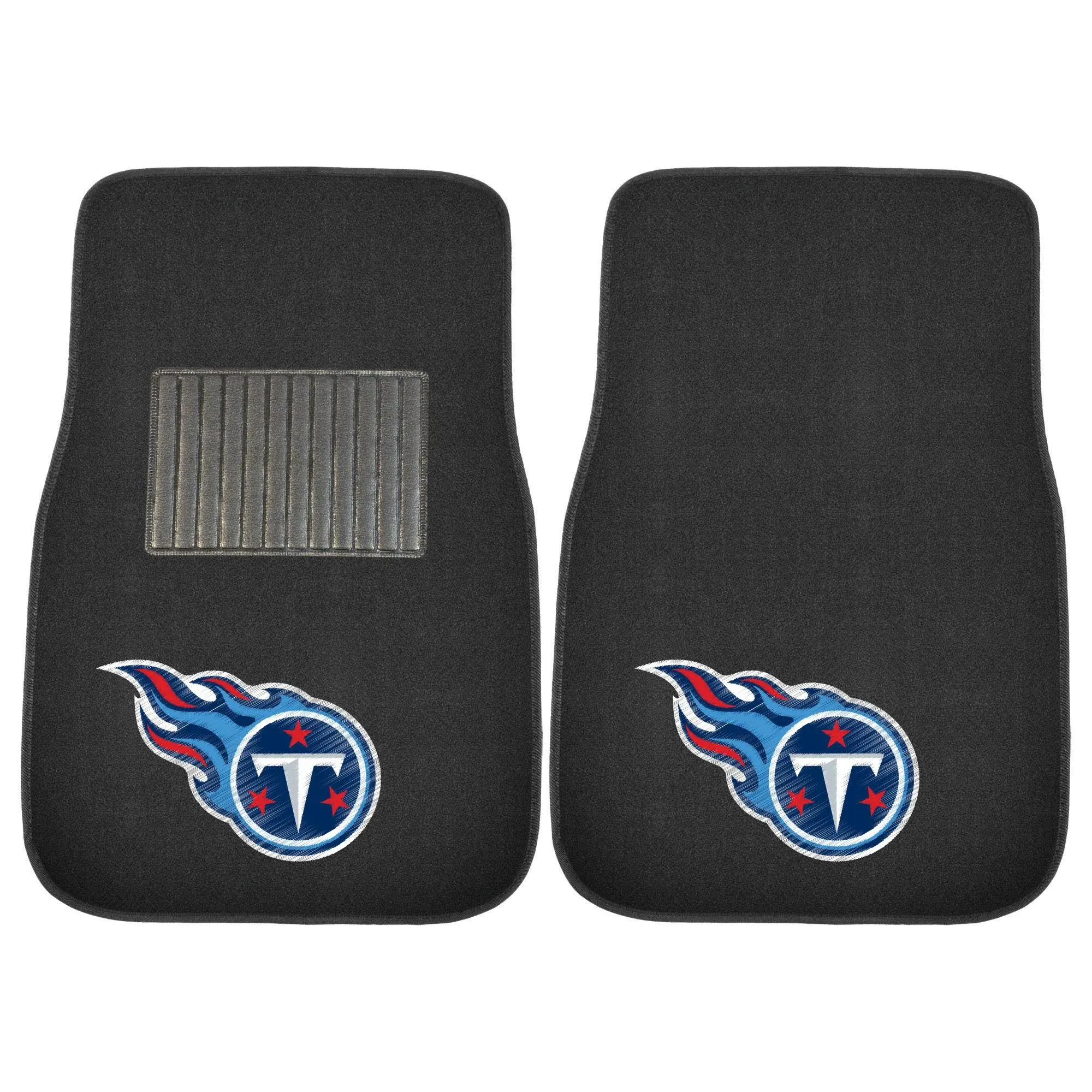 FanMats NFL Tennessee Titans 2-Piece Embroidered Car Mats