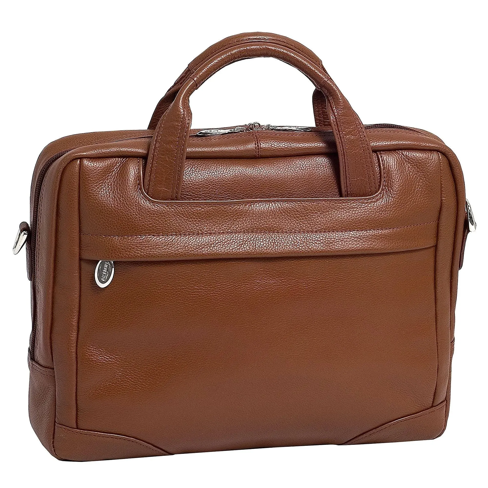 McKlein S Series Laptop Briefcase Brown Leather (15474)