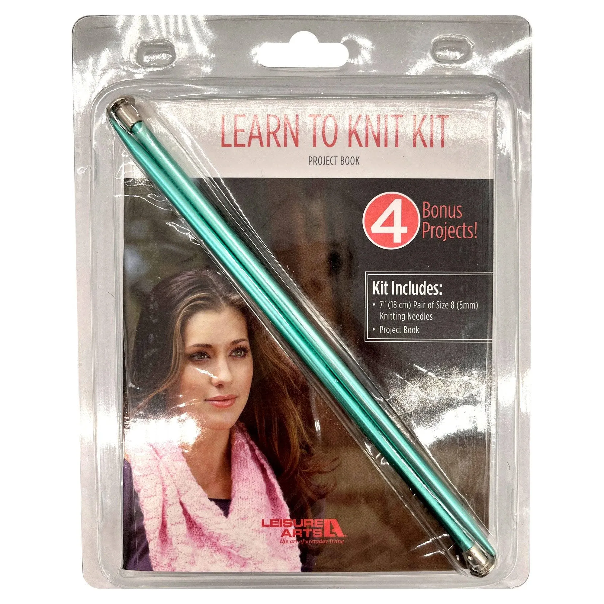 Leisure Arts Learn to Knit Kit