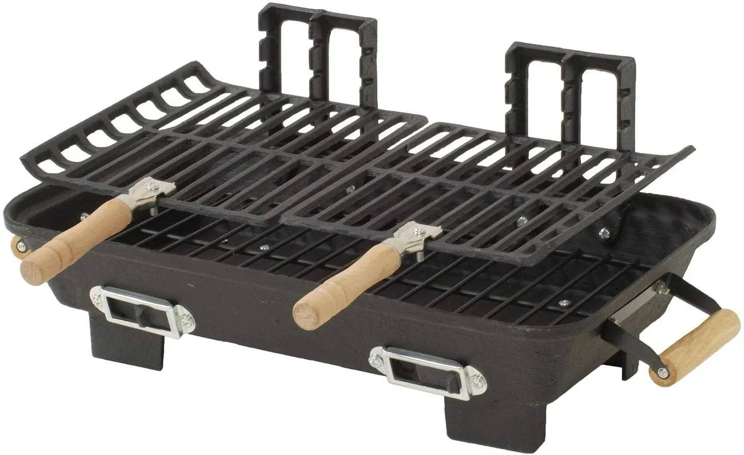 Marsh Allen 30052AMZ Kay Home Product's Cast Iron Hibachi Charcoal Grill 10 by 18 ...