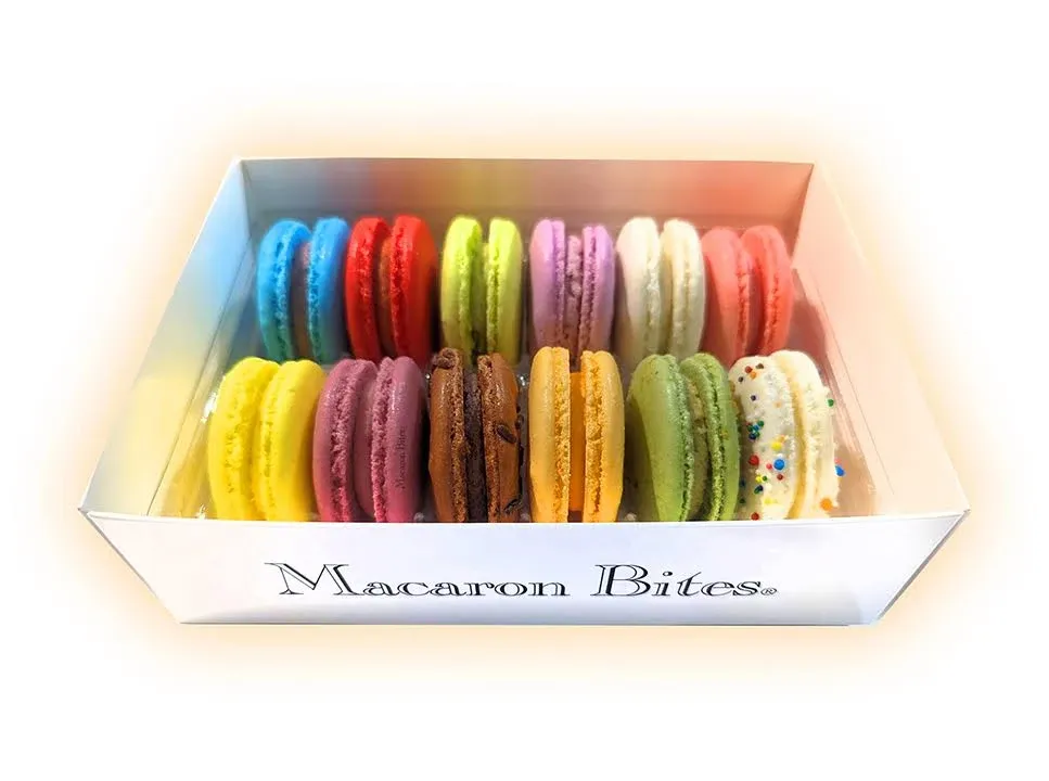 Macaron Bites Macarons - Mixed Box of 12