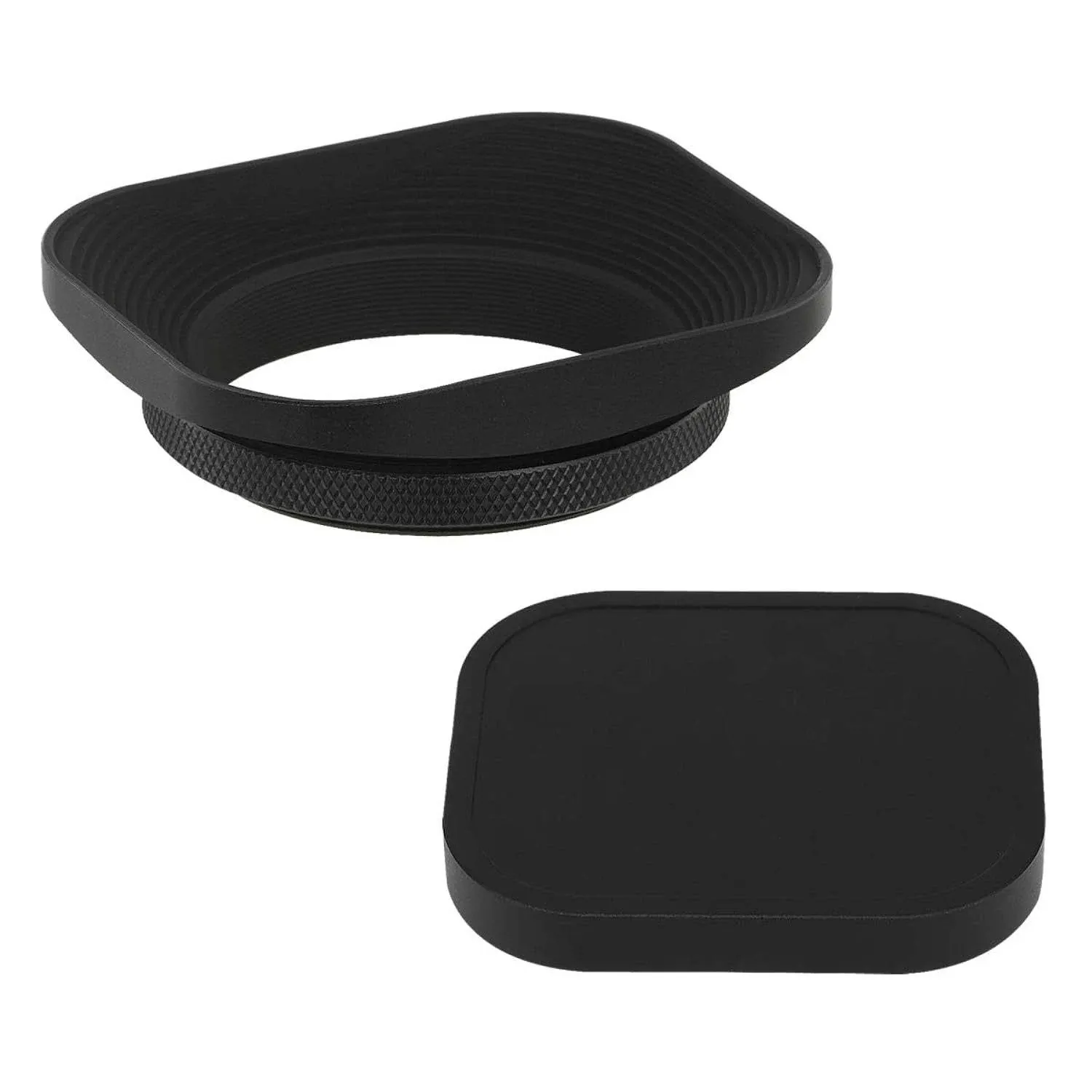 Lh-E2T 49mm Square Metal Screw-In Lens Hood with Cap for Sony RX1 RX1R RX1RII CA