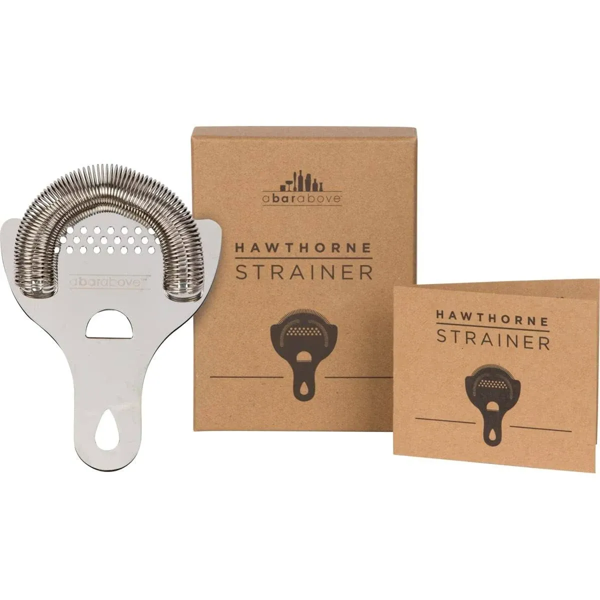 A Bar Above Hawthorne Cocktail Strainer Stainless Steel Strainer for