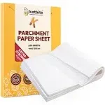 Katbite 12x16 inch Heavy Duty Flat Unbleached Parchment Paper for Baking, 200Pcs