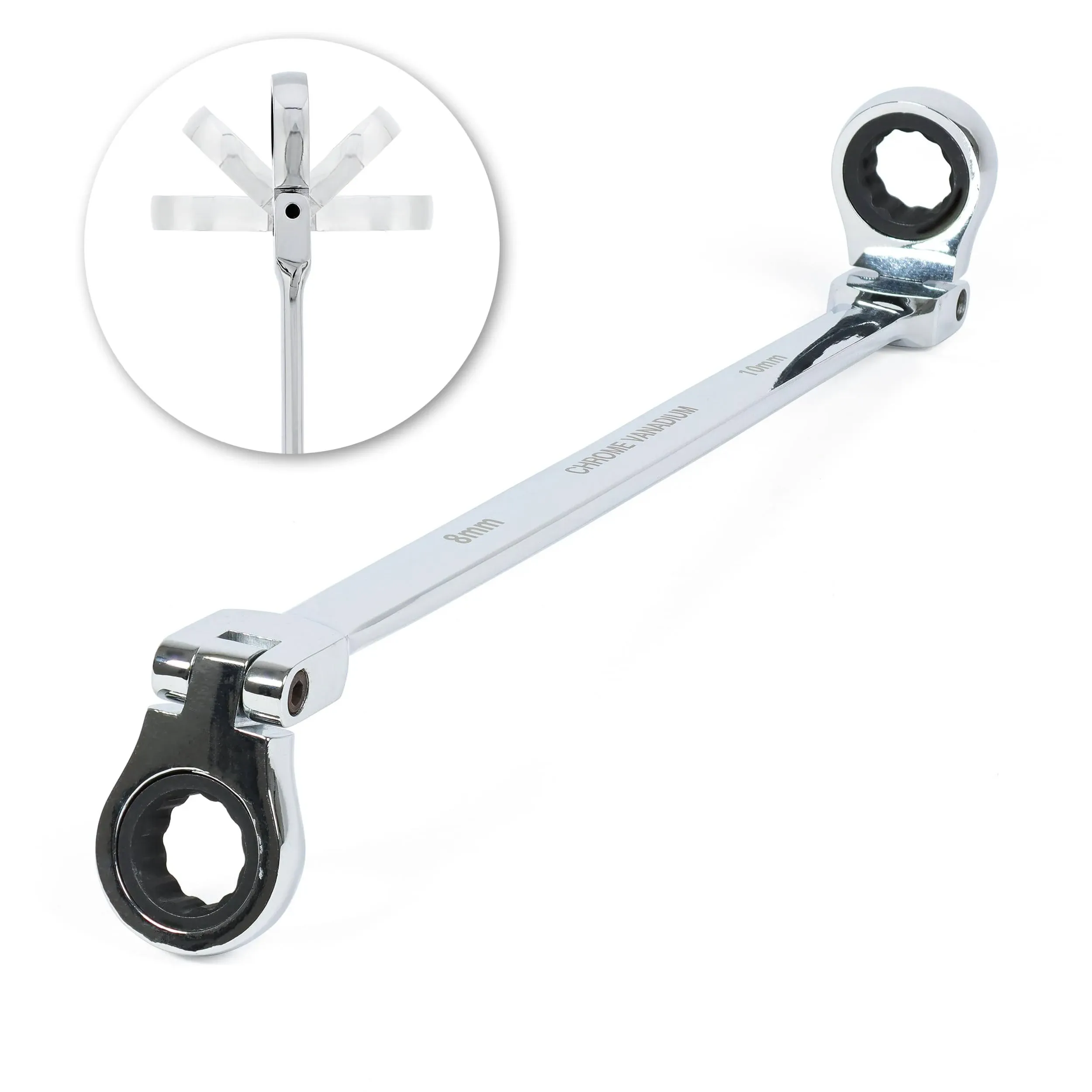 ABN Ratcheting Wrench 8mm x 10mm