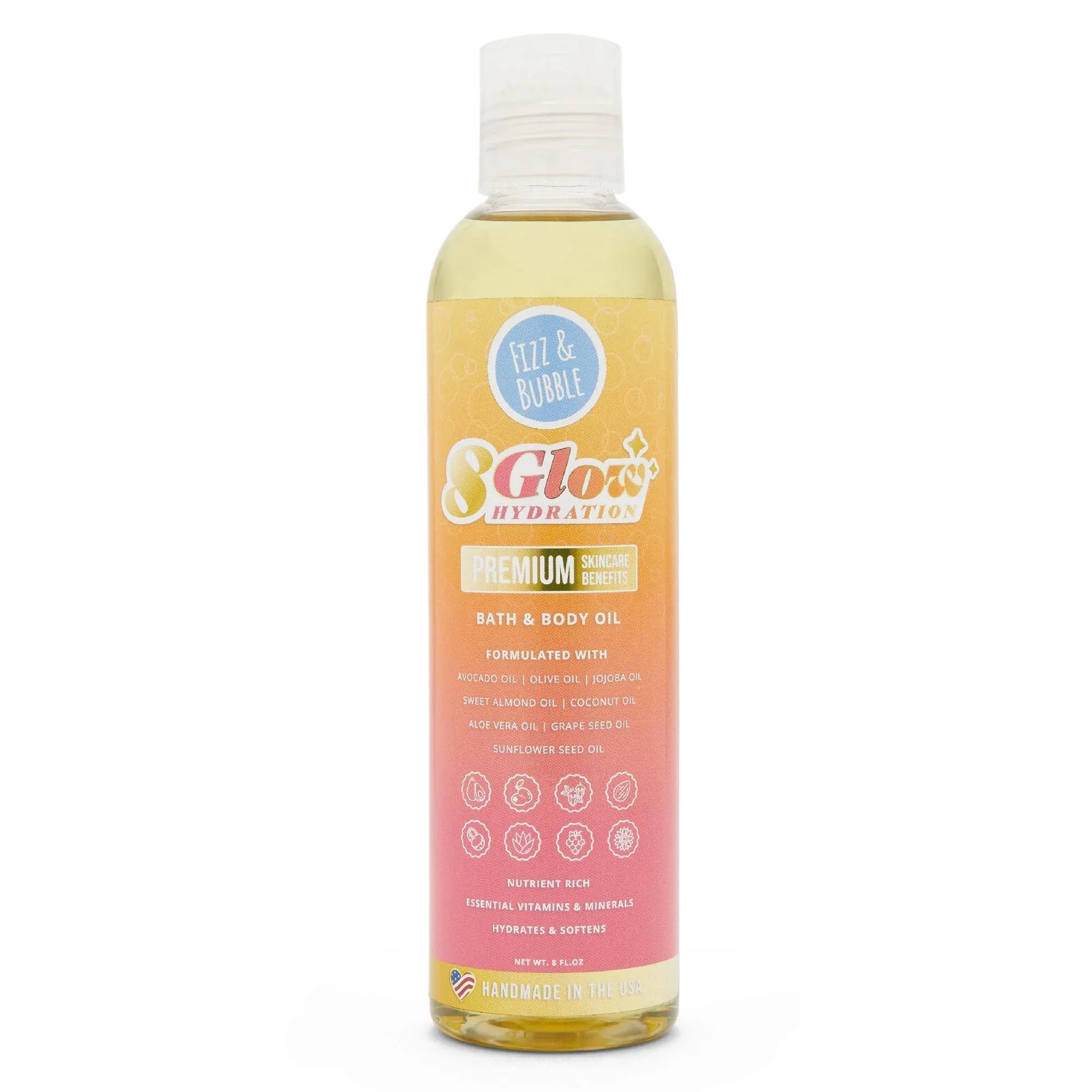 Fizz & Bubble Womens Fizz & Bubble 8 Glow Hydration Bath & Body Oil Multi | Boscov's