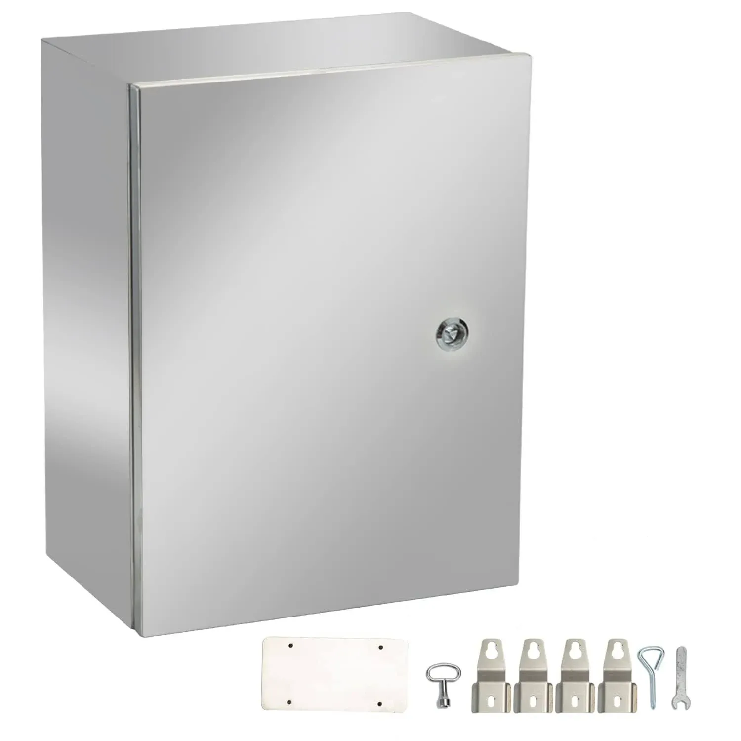 Stainless Steel Electrical Enclosures 16”Hx12”Wx8”D NEMA 4X Electrical Box w ...