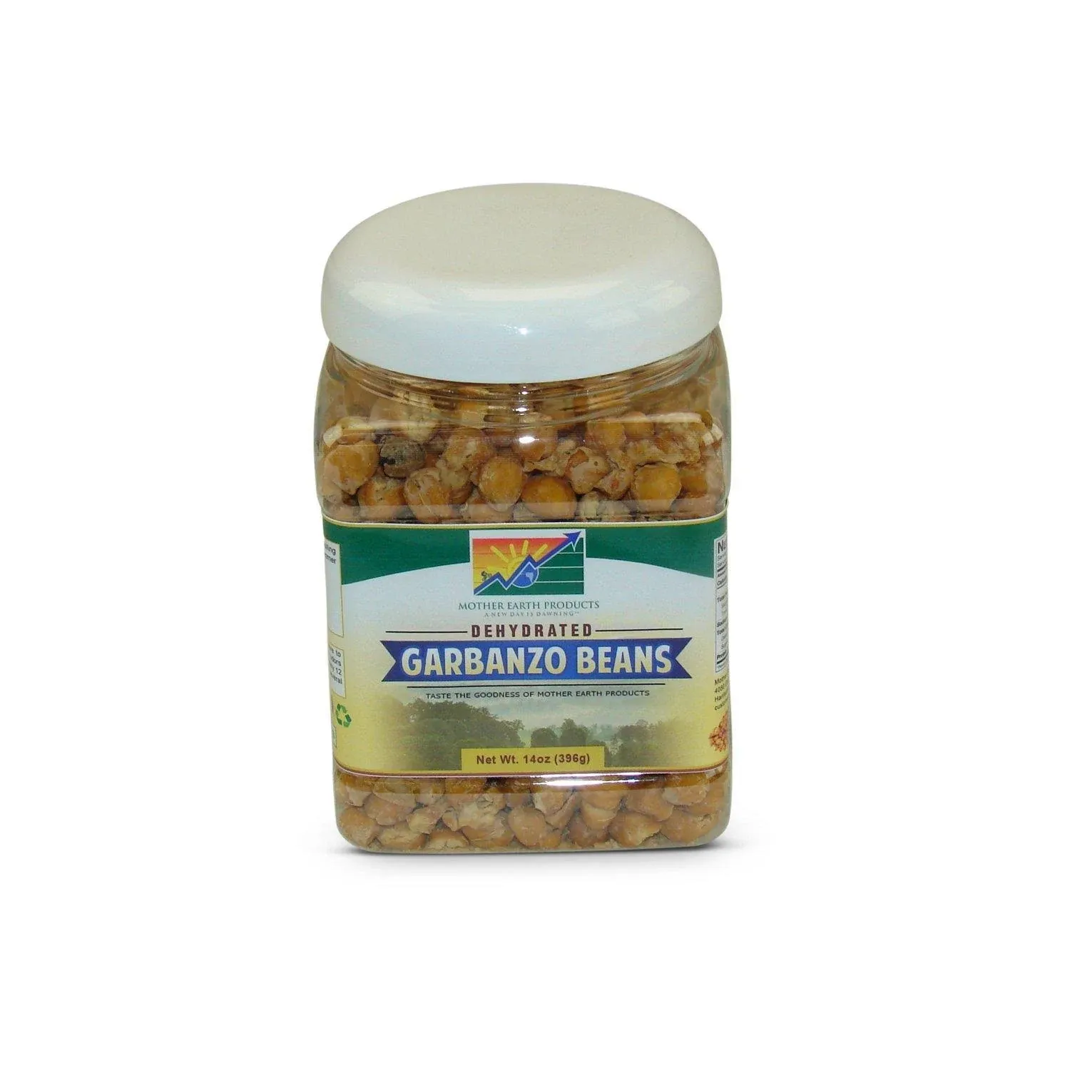 Mother Earth Products Dehydrated Fast Cooking Garbanzo Beans, Quart Jar