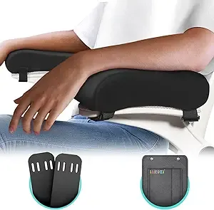 Yunoun Ergonomic Office Chair Arm Covers Farewell to Pain in Arms and Shoulders Skin Friendly Velvet, Creative Privacy Storage Bag. Ideal Choice for