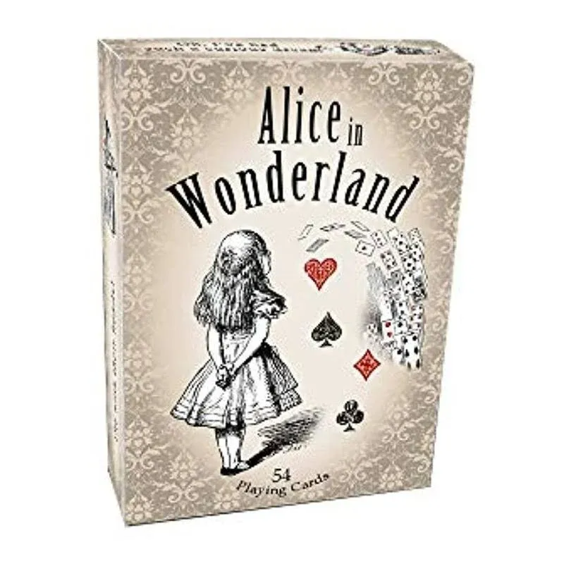 Rodaruus Alice in Wonderland Playing Cards, Full 54 Poker-Size Card Deck