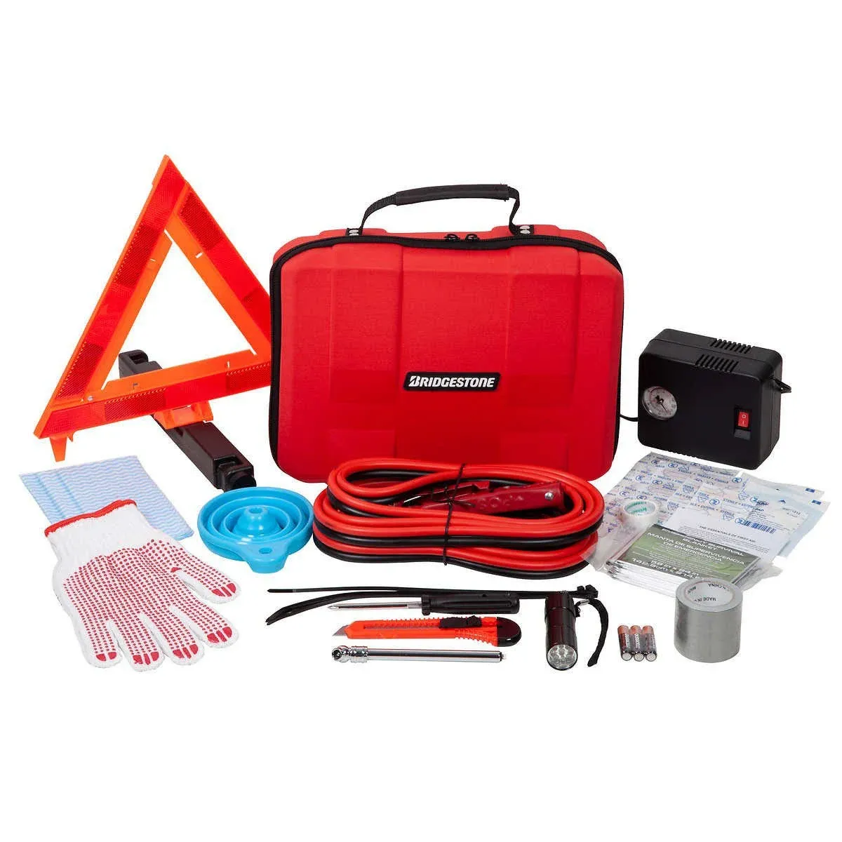 Bridgestone Auto Safety Emergency Kit, Tool Bag Vehicle Car 50 Pieces, BRAND NEW