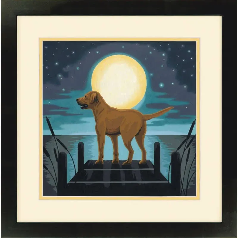 Paintworks Moonrise Dog Paint by Number Kit