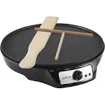 NutriChef PCRM12.V7 - Electric Griddle - Crepe Maker Cooktop Hot Plate