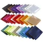 30 Pcs Mens Pocket Squares Handkerchief for Wedding Party