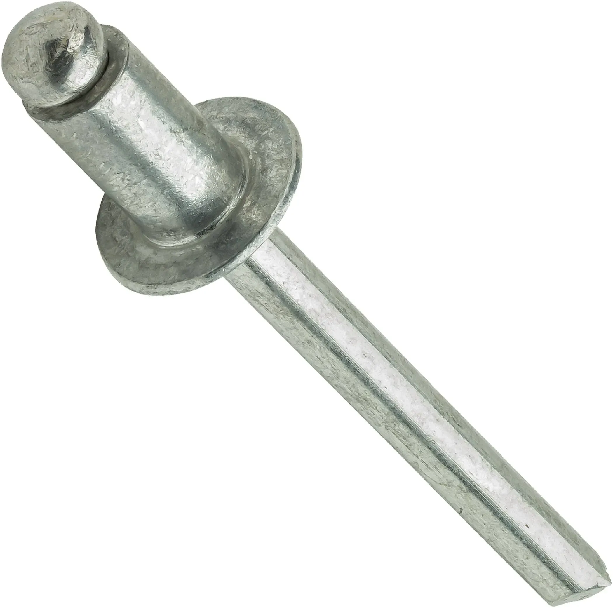 Pop Rivets - 1/8" x 1/8" (100pcs) Heavy Duty, Open-End, Aluminum, Dome-Head Blind Rivets, Corrosion-Resistant, Low Tensile & Shear Strength, 4-2 Gap 0.063"-0.125"