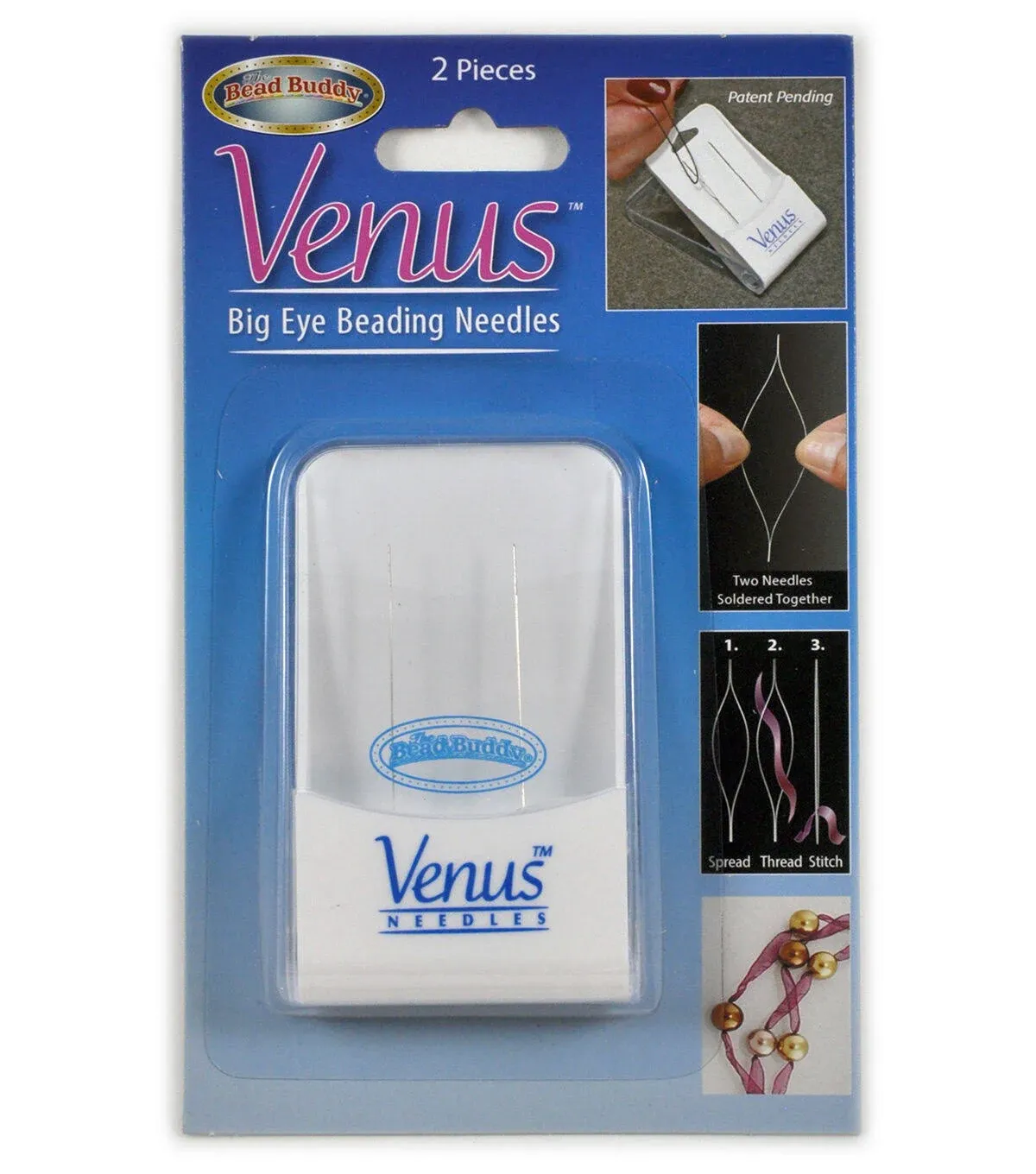 Bead Buddy Venus Big Eye Beading Needle-Beading Needles and Supplies-Large Eye ...