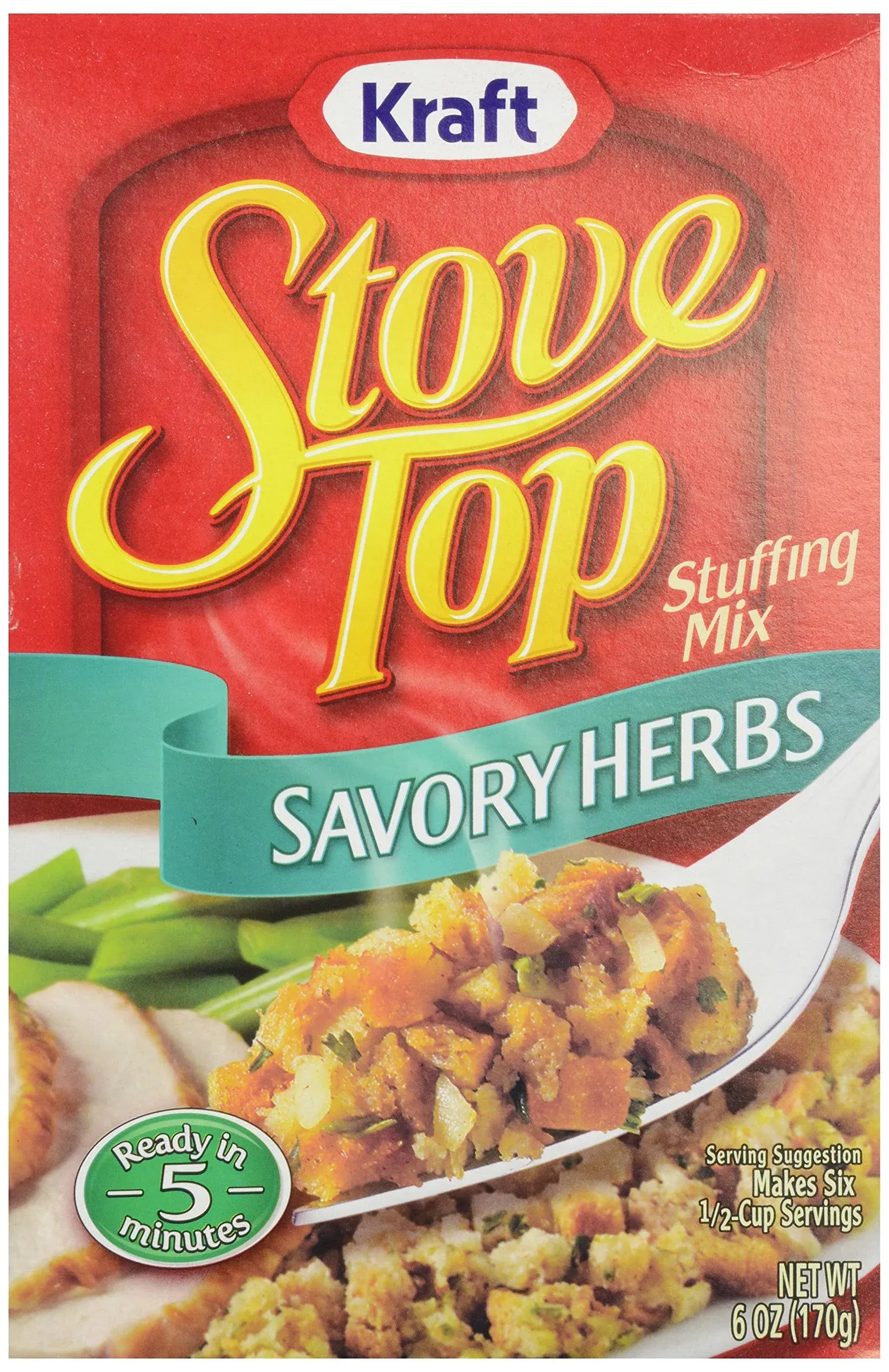 Stove Top Stuffing Mix for Pork (6 oz Box)