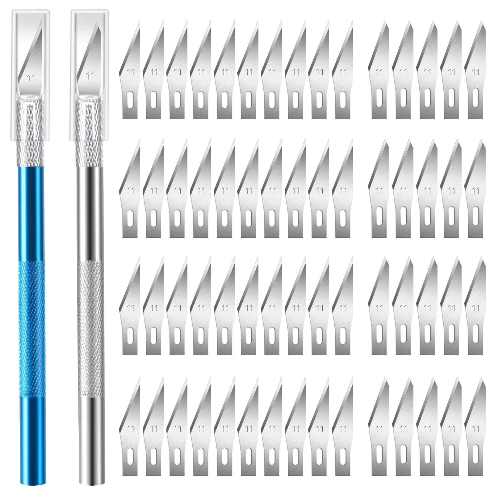 Yipinve 62 Pcs Exacto Knife Precision Craft Knife Hobby Knife Set 60 Carving ...