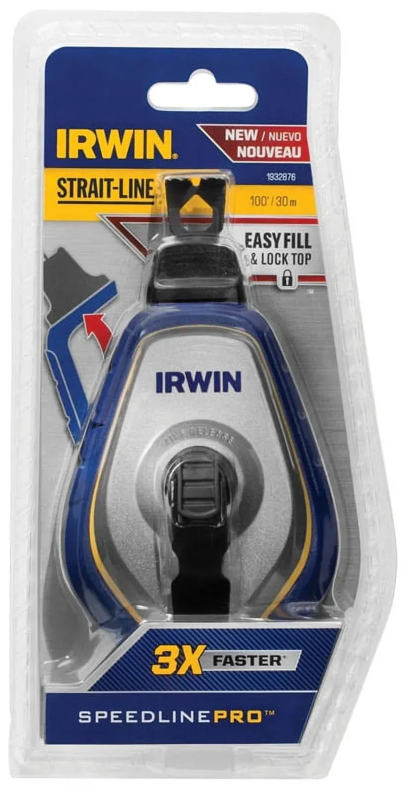 Irwin® 1932876 Strait-Line® Speedline™ PRO Chalk Reel, 100' - Hand Tools And Tool Sets - by Toolbox Supply | Houzz