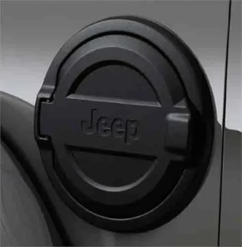 18-20 JEEP WRANGLER JL NEW BODY STYLE BLACK FUEL FILLER GAS DOOR OEM NEW MOPAR  | eBay