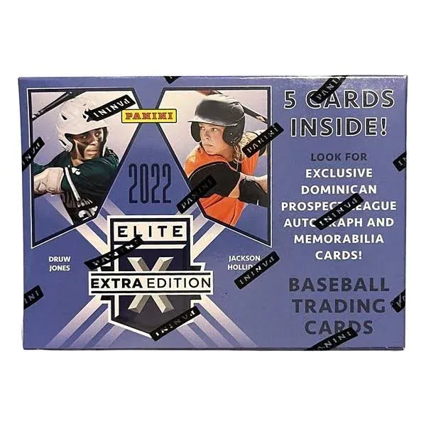 Panini 2022 Baseball Elite Extra Trading Cards Blaster Box