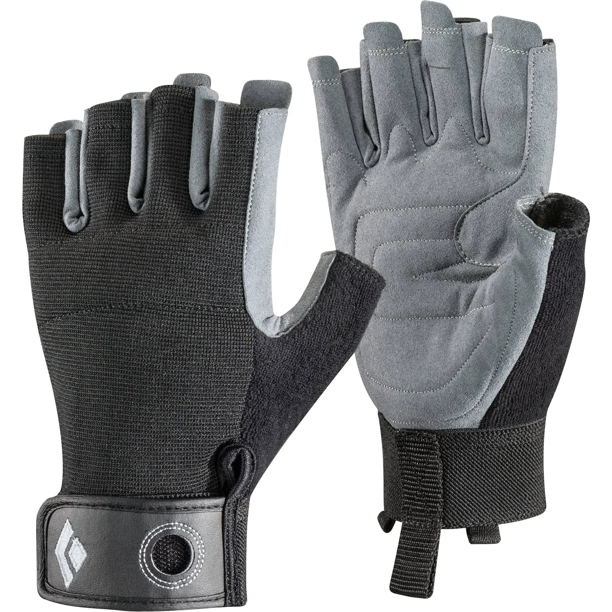 Black Diamond Crag Half-Finger Climbing Glove, Black, XL