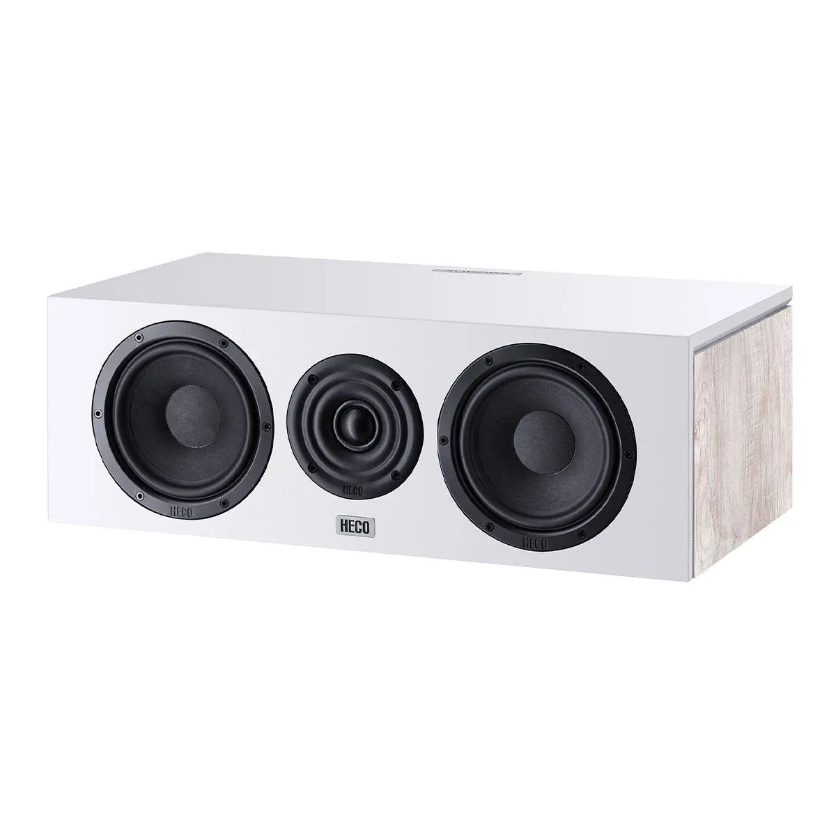 HECO Aurora Center 30 2-Way, 5" Center Channel Speaker for Crisp, Clear Dialogue in White