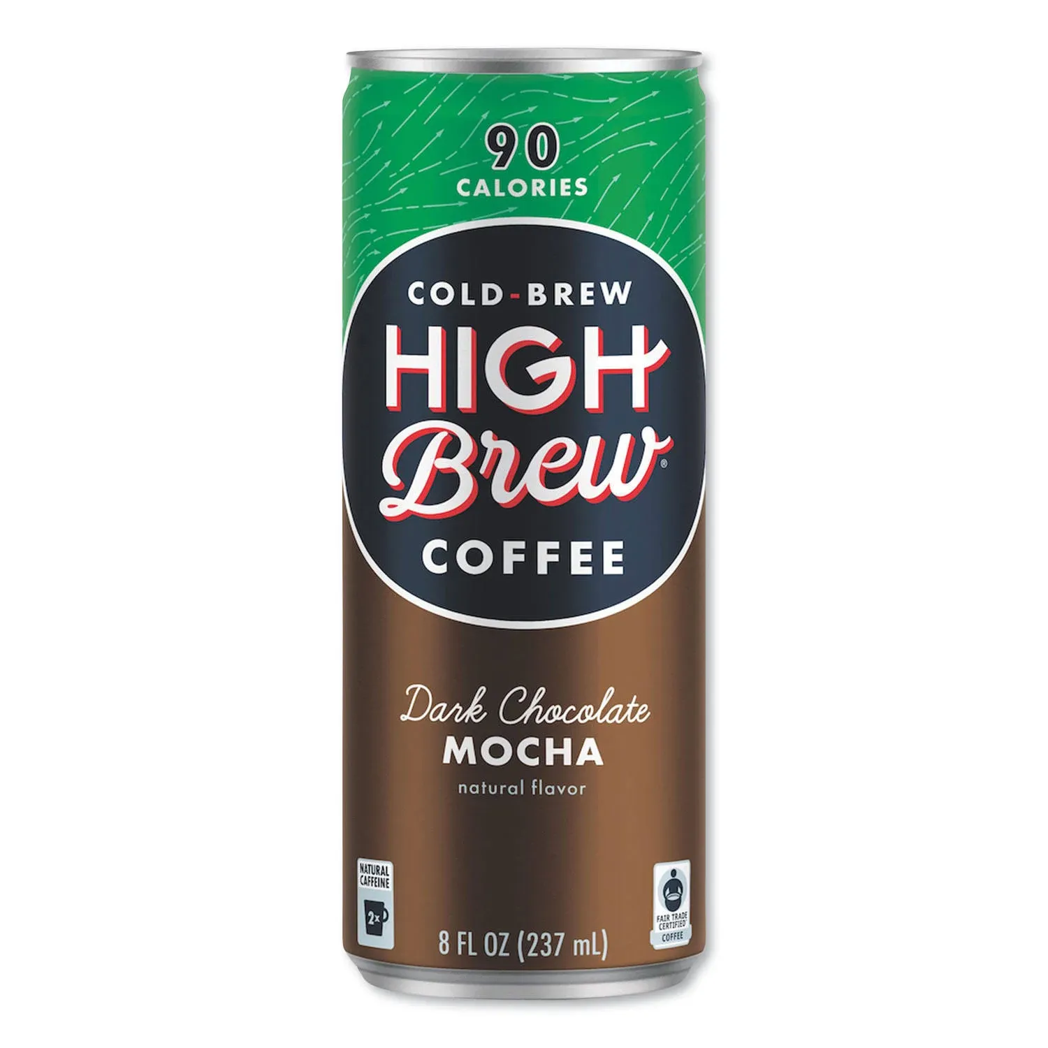 High Brew Coffee Cold Brew Coffee + Protein, Dark Chocolate Mocha, 8 oz Can, 12/Pack