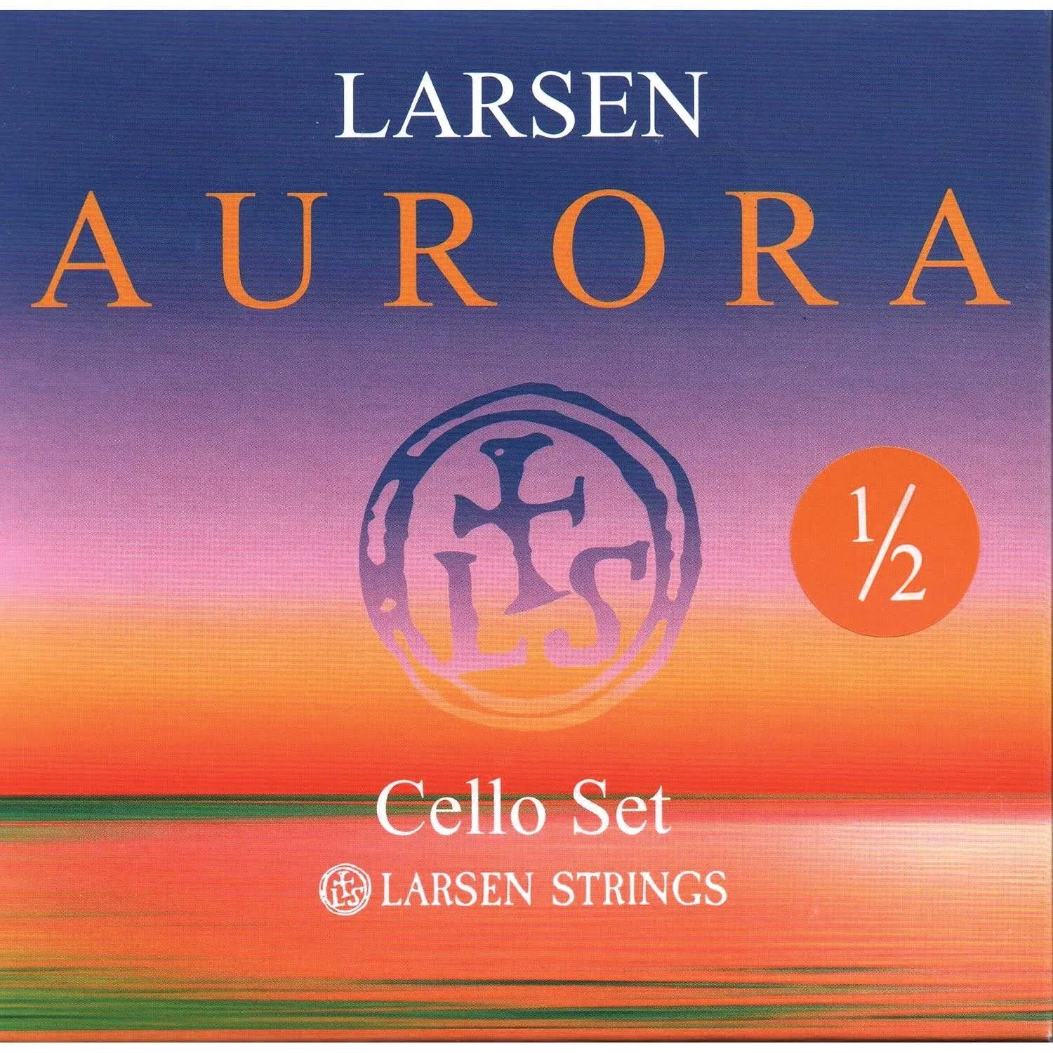 Larsen Strings Aurora Cello String Set 1/2 size, Medium