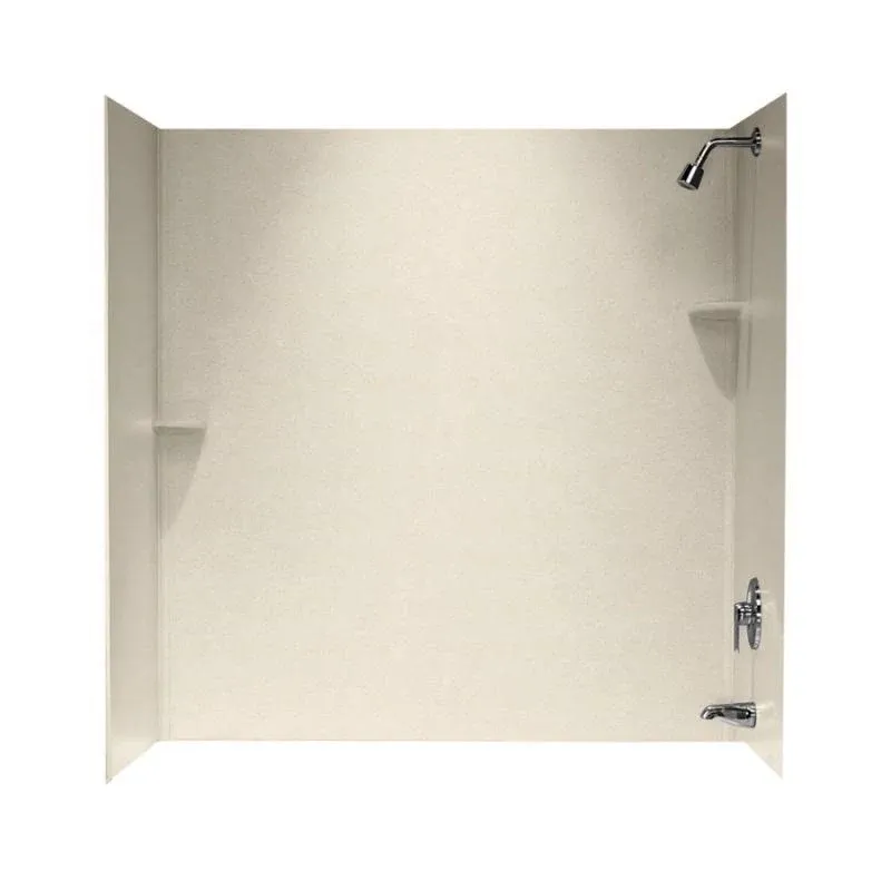 Swan Tahiti Sand Solid Surface Tub Wall Kit 30" x 60" x 60"