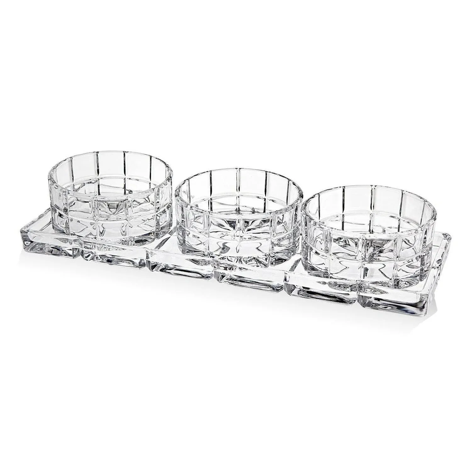 Godinger Radius 4 Piece Relish Set