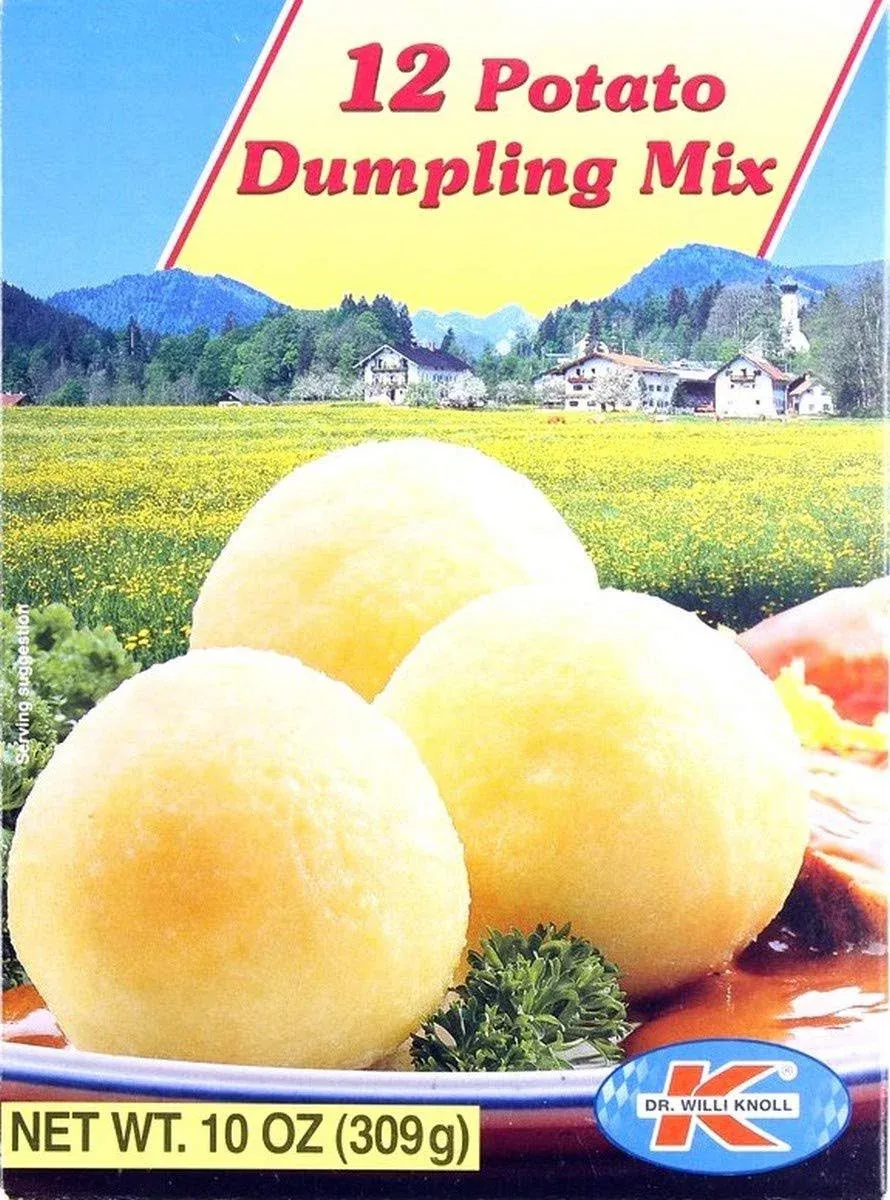 Dr. Willi Knoll 12 Potato Dumpling German Kartoffelknödel Mix, 10oz Box