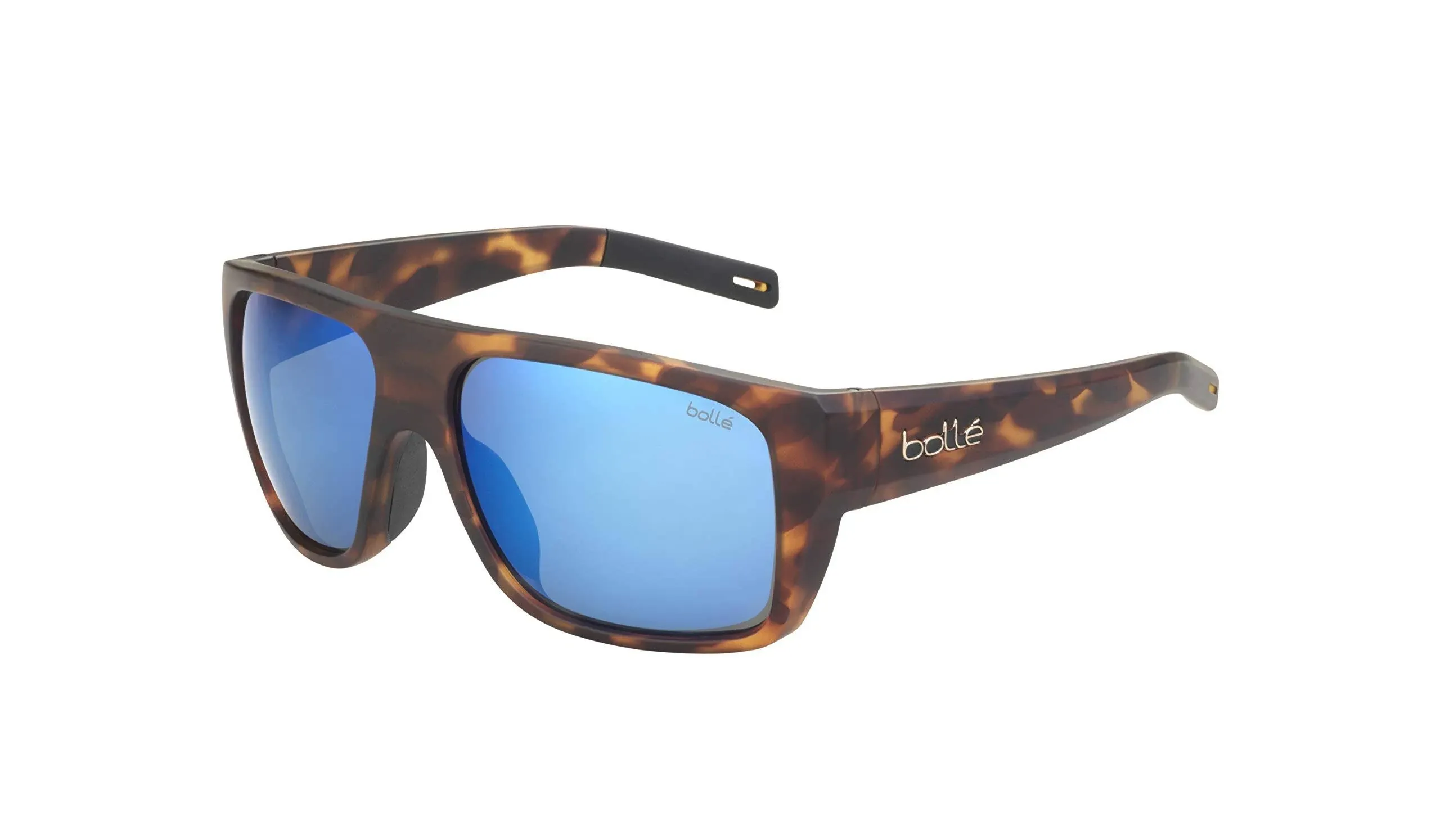 Bolle Falco Sunglasses Matte Tortoise/HD Polarizd Offshore Blue