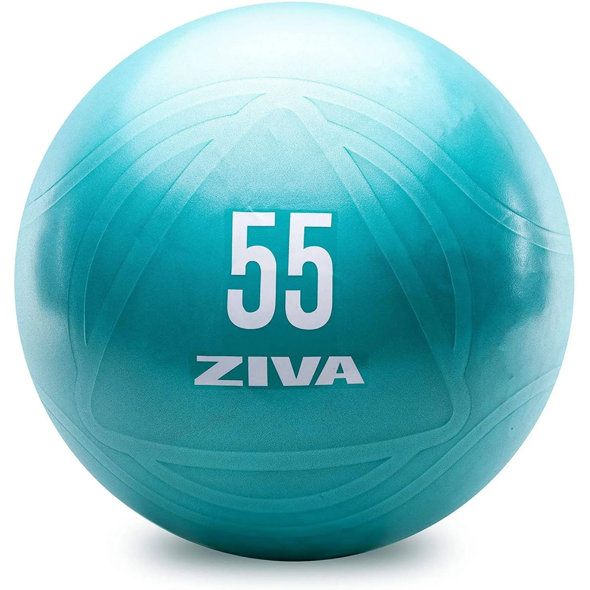 Ziva Anti Burst Core Fitness Exercise Ball - Professional Grade Slip Resistant ...