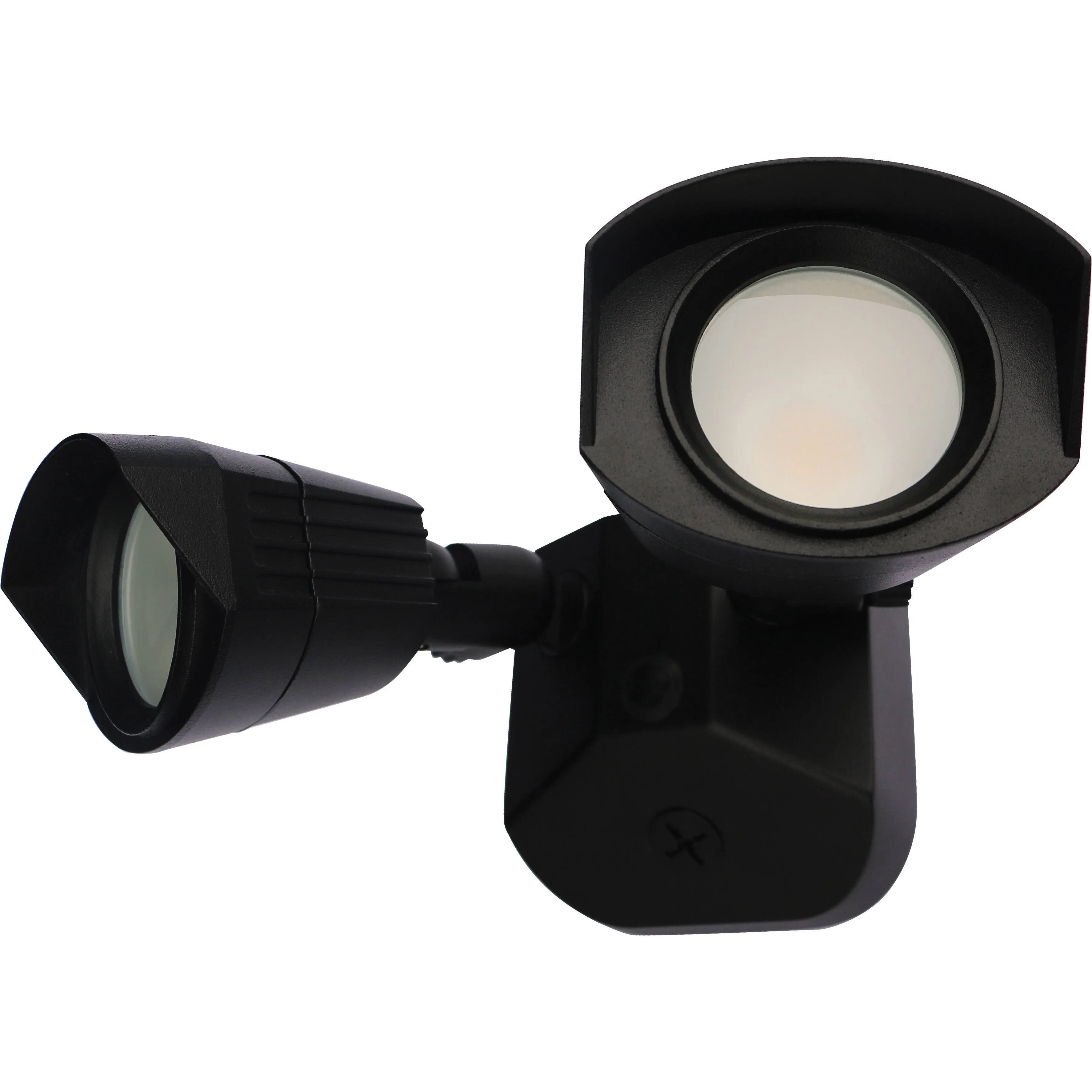 Nuvo 65/220 LED Dual-Head Security Light, 4000K, Black