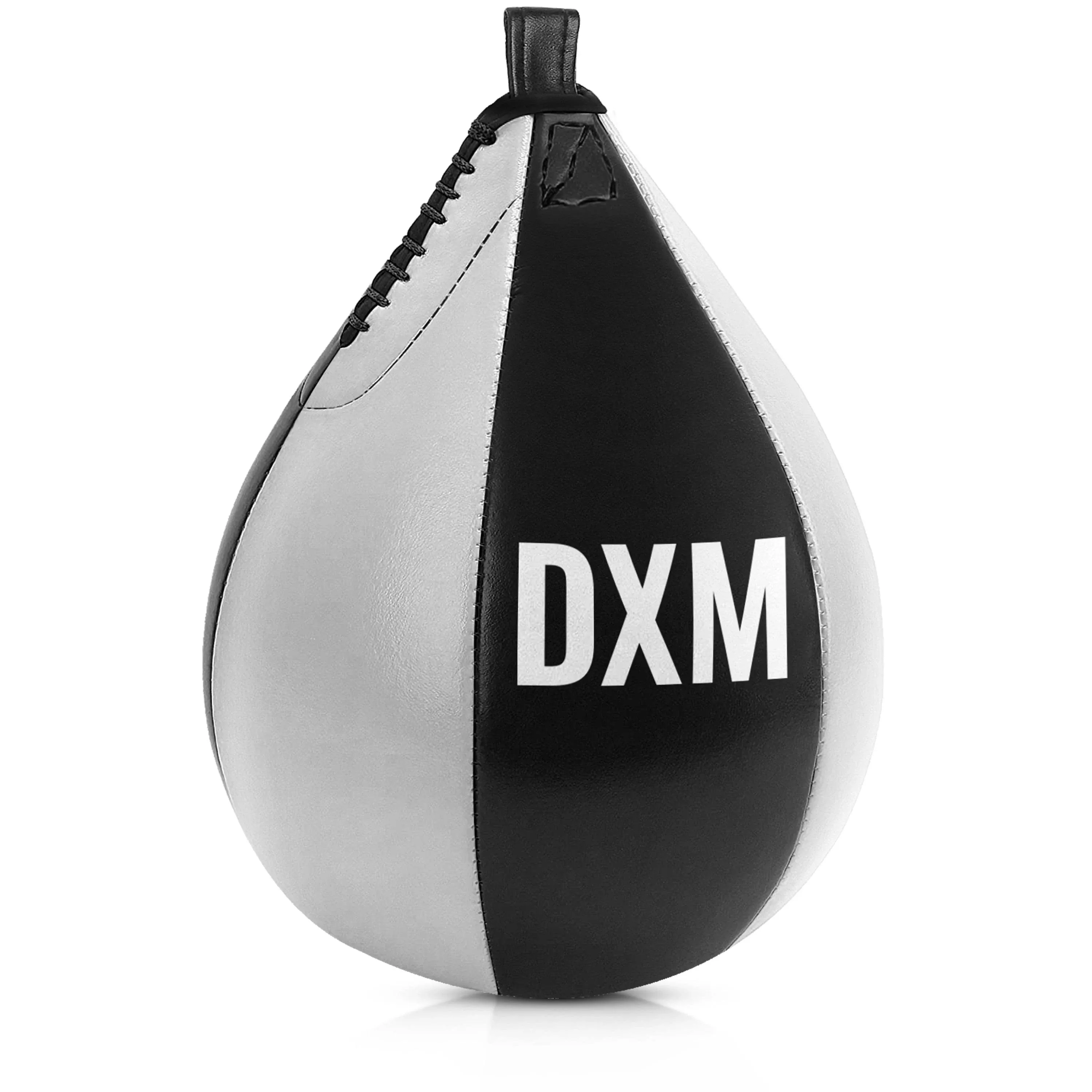 DXM Sports Boxing Speed Bag Leather Speed Punching Ball White