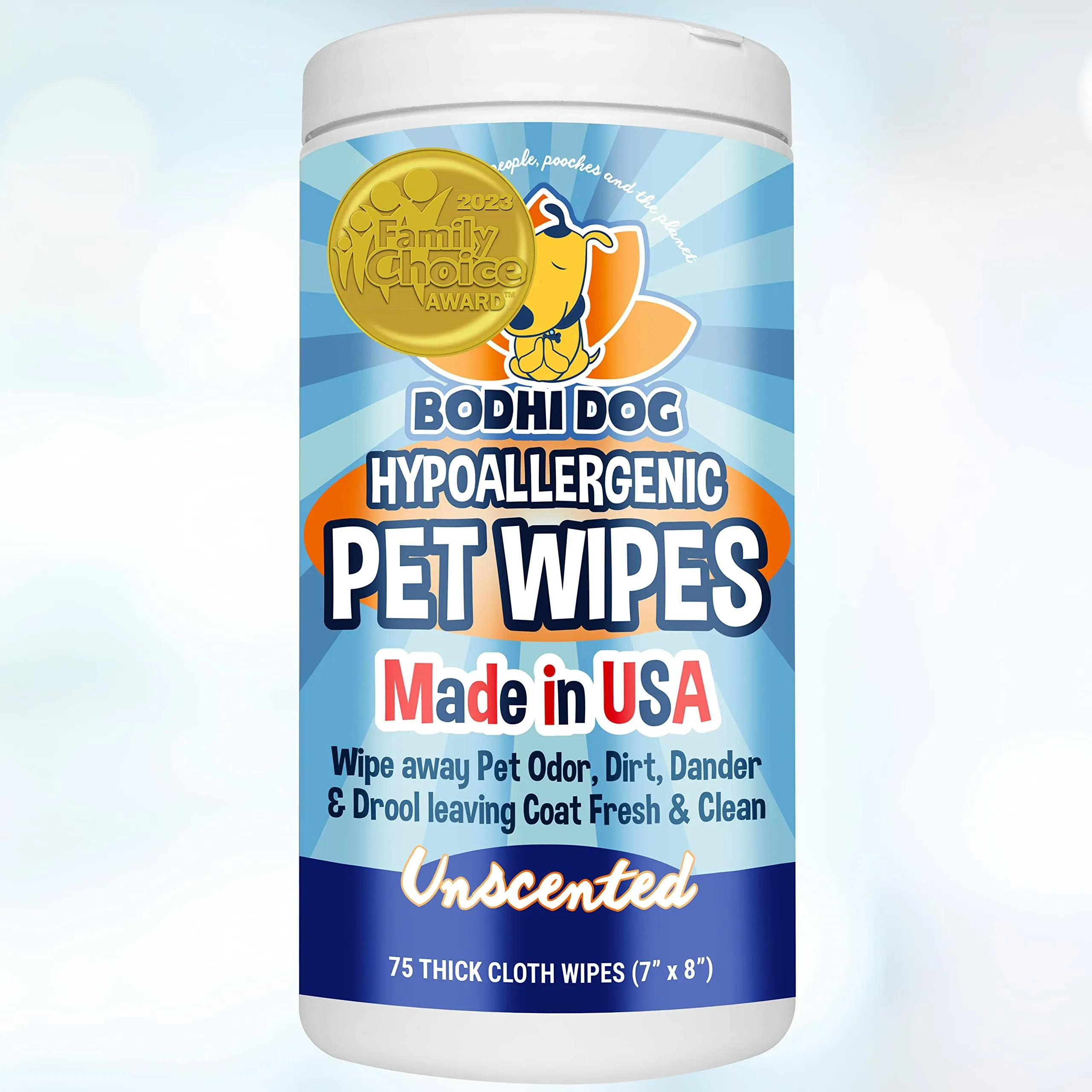 Bodhi Dog Pet Grooming Wipes Conditions and Deodorizes Coat No Parabens or SLS ...