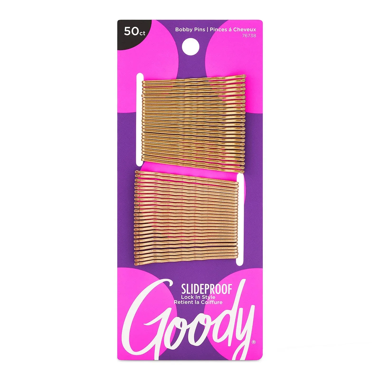 Goody Bobby Pins, Blonde - 50 pins