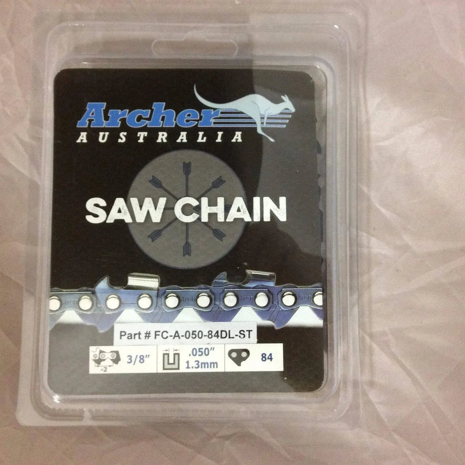 24&#034; Chainsaw Semi-Chisel Chain 3/8&#034; .050 84DL Repl. Husqvarna Oregon 72DG084G