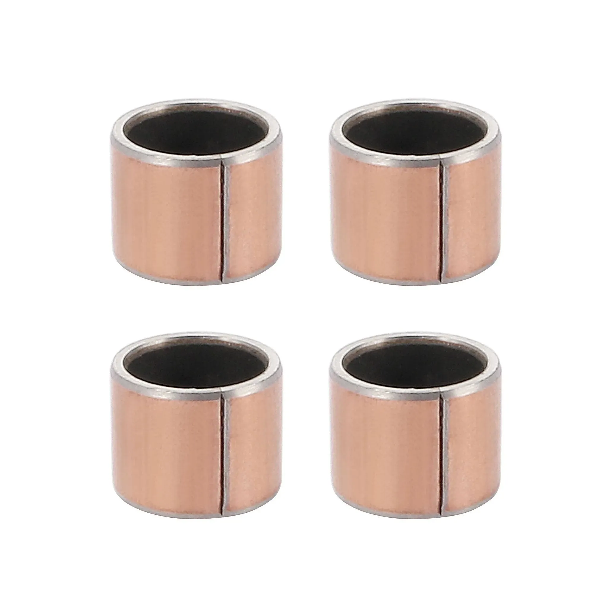 uxcell Sleeve Bearing 12mm Bore x 15mm OD x 12mm Length Plain Bearings Wrapped Oilless Bushings (Pack of 4)