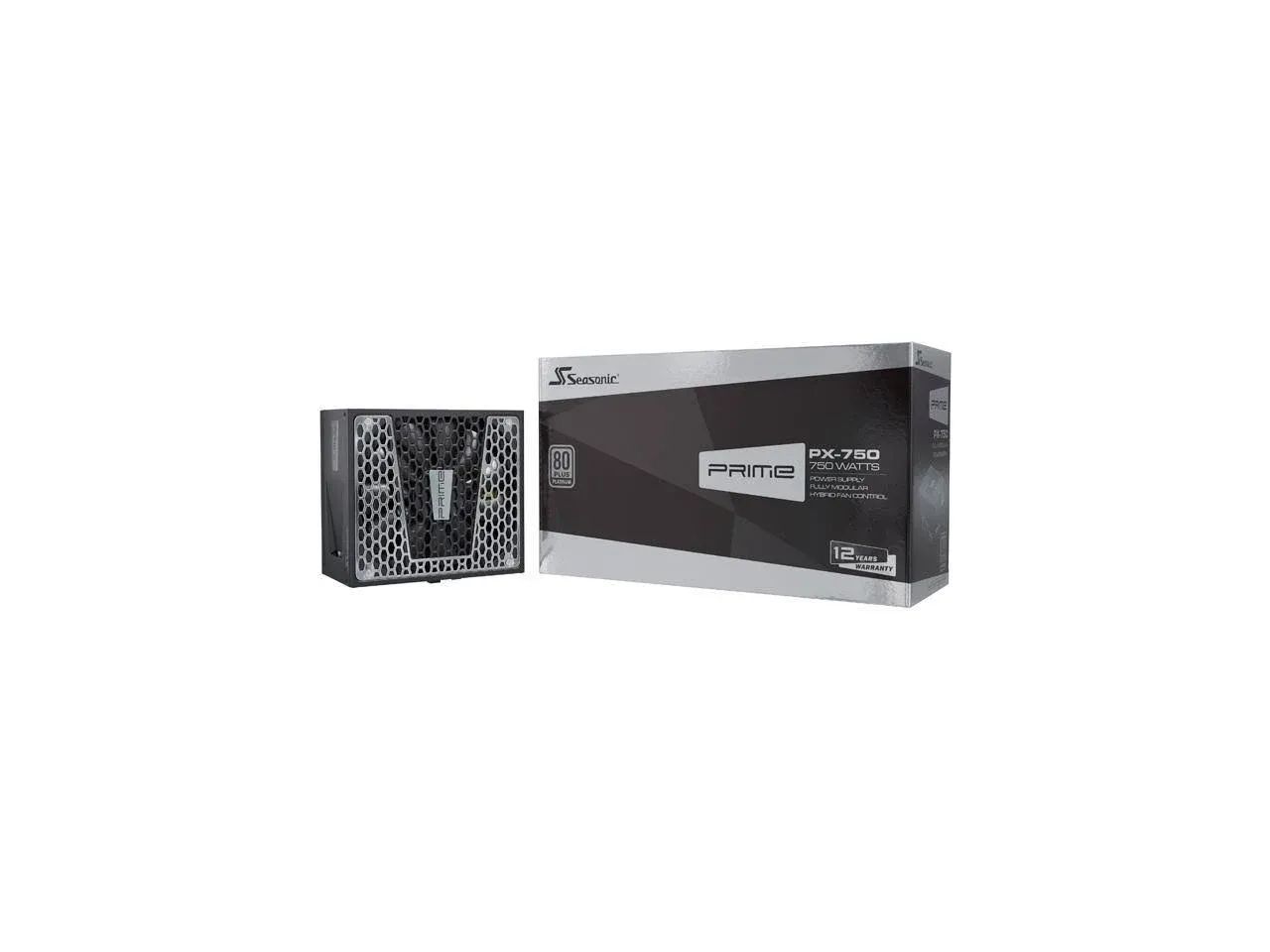 Seasonic - SSR-750PD - Seasonic Prime SSR-750PD Active PFC F3 - Power supply (internal) - ATX12V - 80 PLUS Platinum - AC 100-240 V - 750 Watt - active PFC