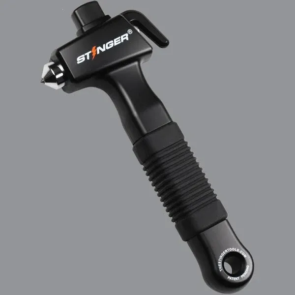 Stinger Super Duty Car Emergency Escape Hammer (Black)