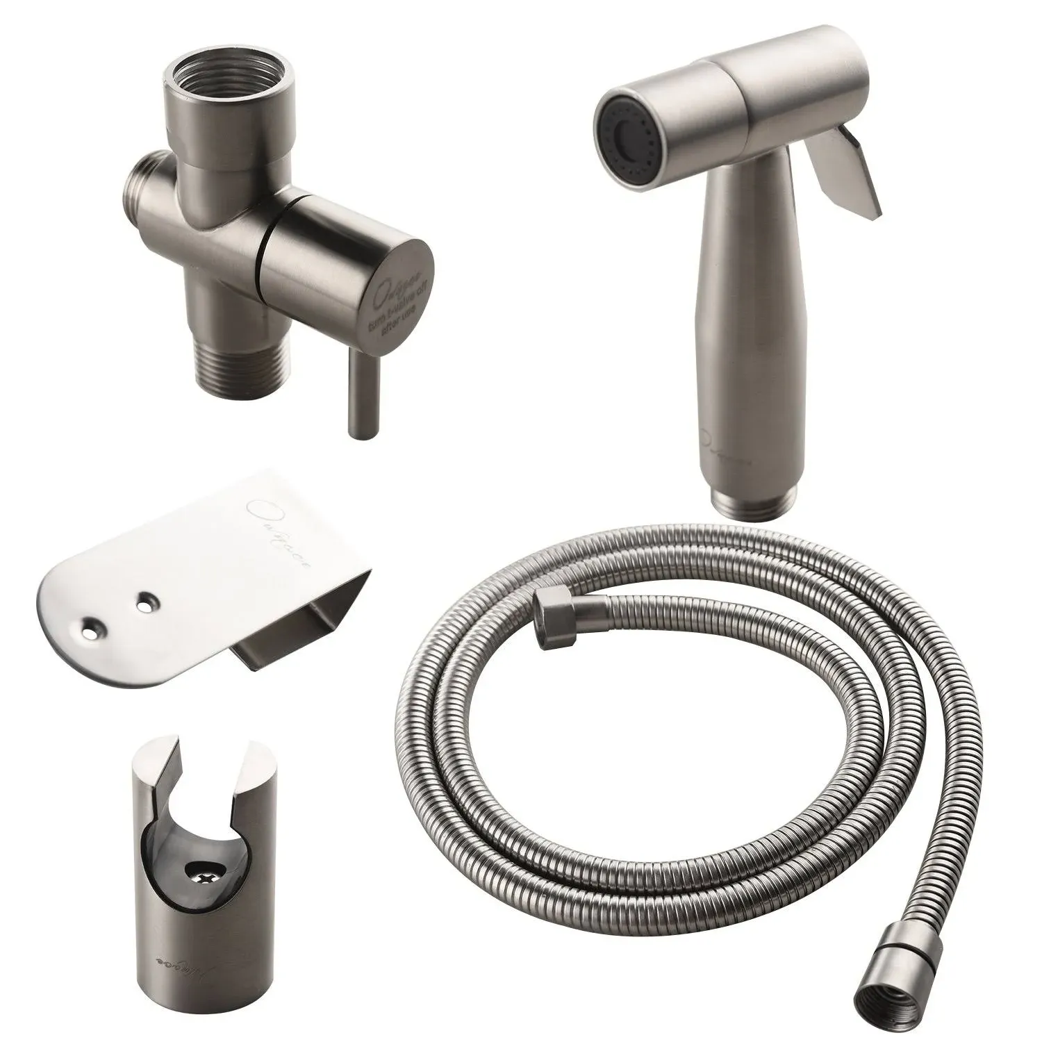 Ownace Brushed Nickel Hand Held Bidet Sprayer Qualitied Stainless Steel Diaper