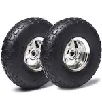 AR-PRO 10&#034; Heavy Duty Replacement Tires/Wheels/I<wbr/>nner Tubes with 5/8’’ Hole and S