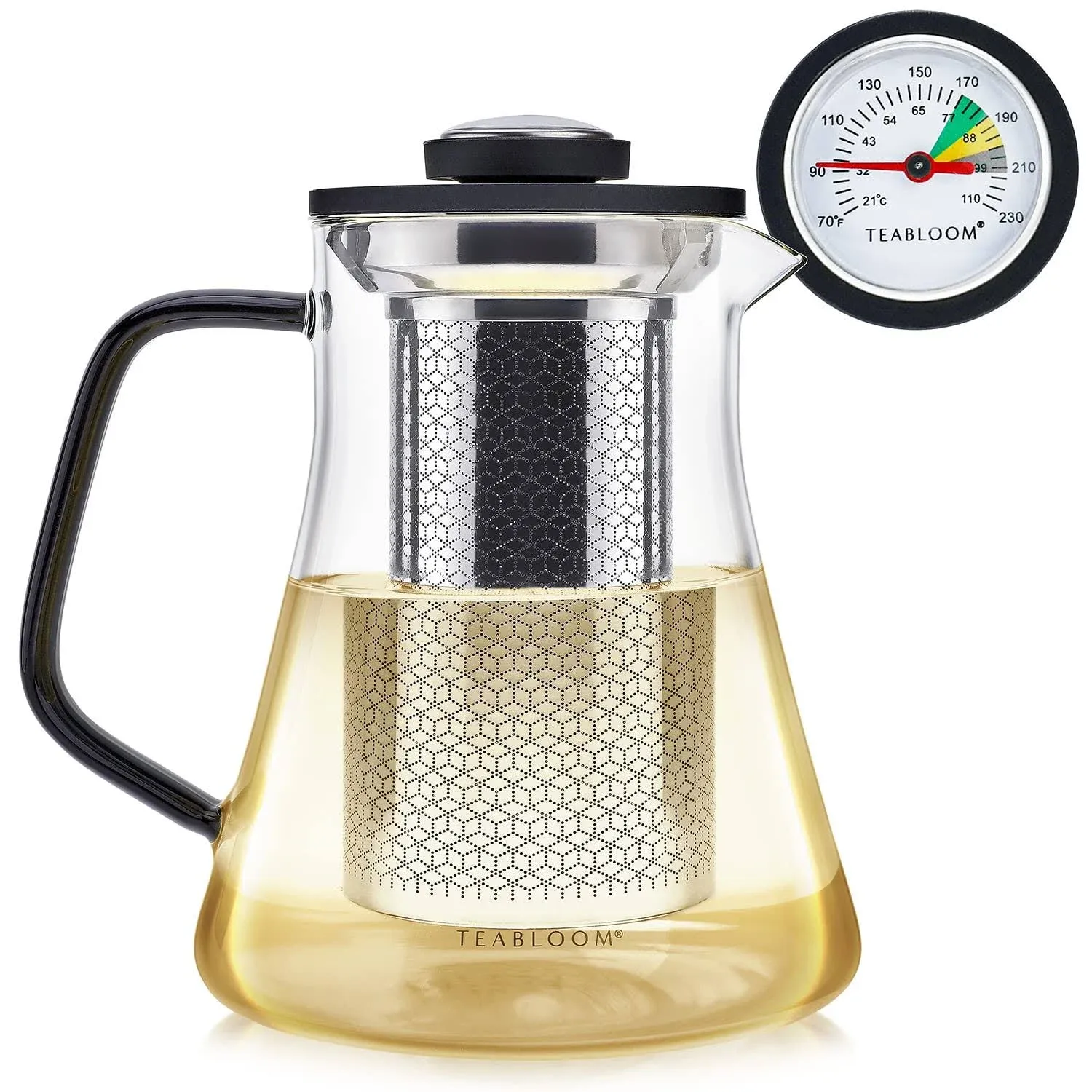 Teabloom Virtuoso 2-in-1 Tea Steeper and Tea Kettle with A Thermometer