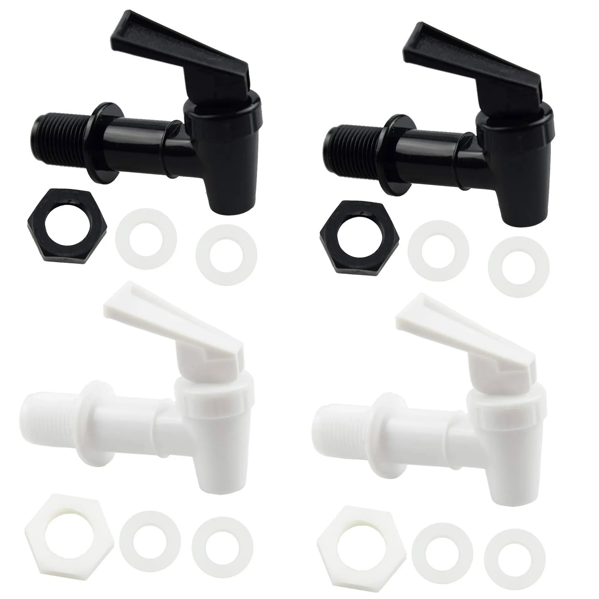 TsLinc 4 Sets Replacement Cooler Faucet, BPA-Free Water Dispenser Tap Set ...