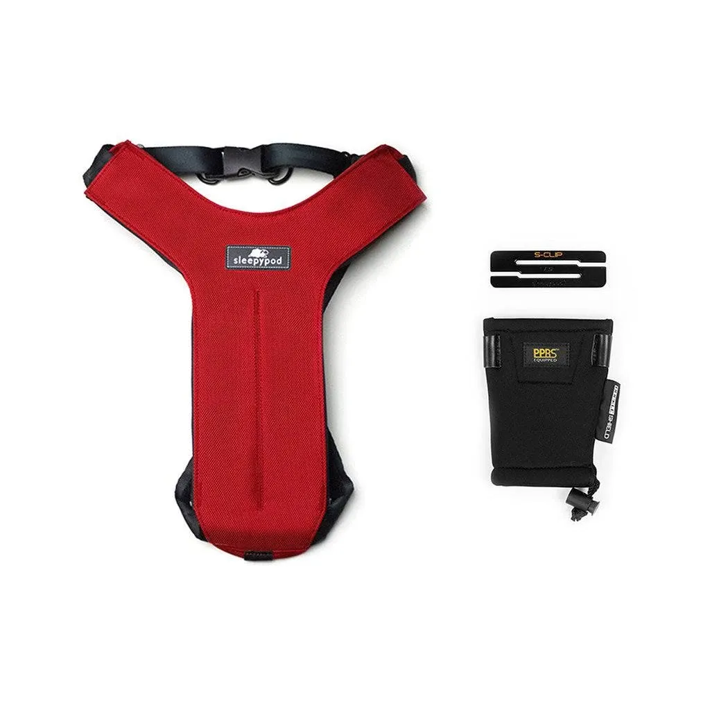 Sleepypod Clickit Sport Dog Safety Harness Strawberry Red Medium