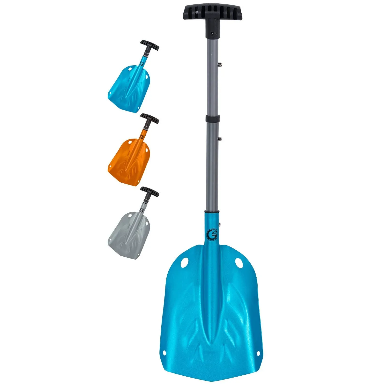 G2 Backcountry Lightweight Telescopic Avalanche Snow Shovel, Storage Down to ...