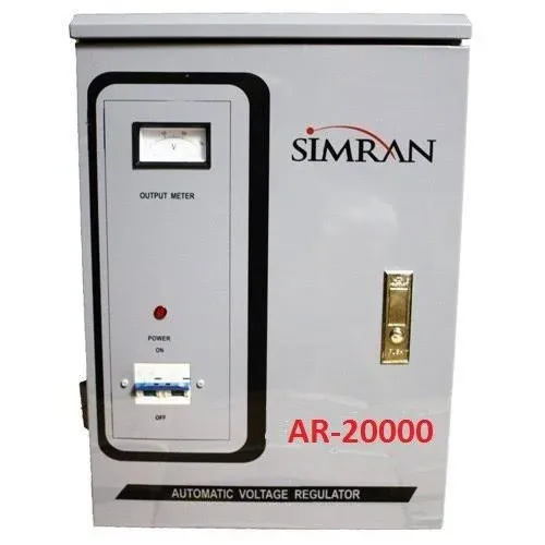 Simran Power Converter Regulator Stabilizer with 110 Volt - 220/240 Volt Built-in Voltage Transformer, 20,000W (AR-20000)